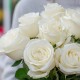 Букет 9 белых роз