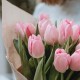 Букет 15 розовых тюльпанов