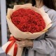 Букет 25 красных гвоздик
